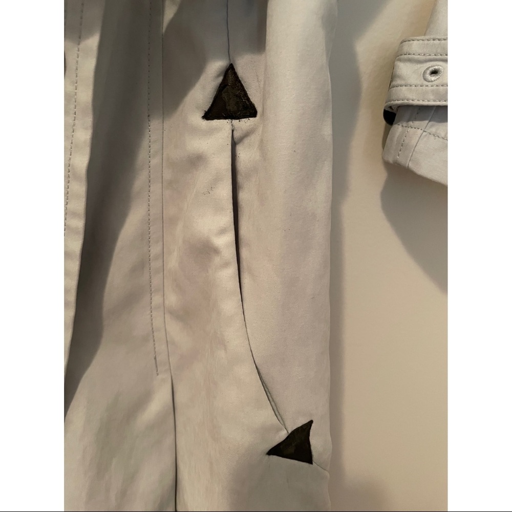 Light Blue Trench Coat - Picture 4 of 7